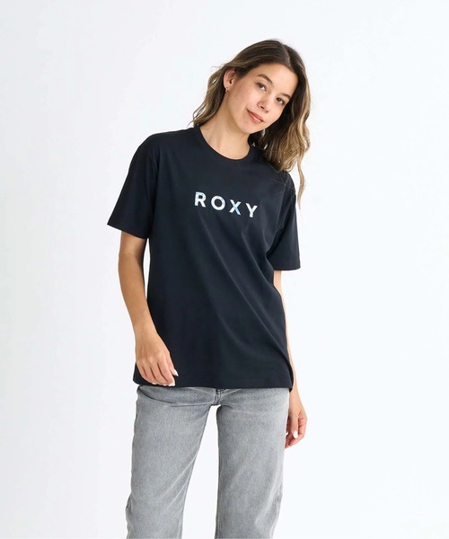 ROXY(ロキシー)の「ARTSY FLORAL TEE /ロキシーロゴ半袖Tシャツ(Tシャツ/カットソー・レディース・グレー/ホワイト/ブラック・SMALL/LARGE/MEDIUM)」の9枚目の写真