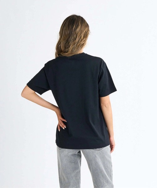 ROXY(ロキシー)の「ARTSY FLORAL TEE /ロキシーロゴ半袖Tシャツ(Tシャツ/カットソー・レディース・グレー/ホワイト/ブラック・SMALL/LARGE/MEDIUM)」の10枚目の写真