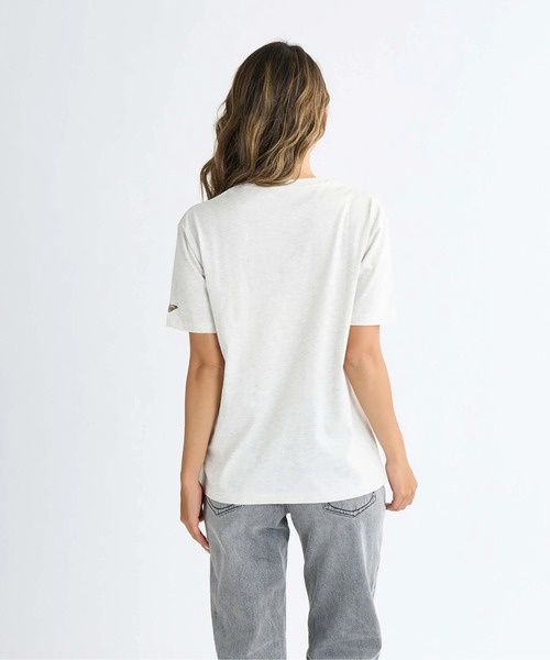 ROXY(ロキシー)の「ARTSY FLORAL TEE /ロキシーロゴ半袖Tシャツ(Tシャツ/カットソー・レディース・グレー/ホワイト/ブラック・SMALL/LARGE/MEDIUM)」の14枚目の写真