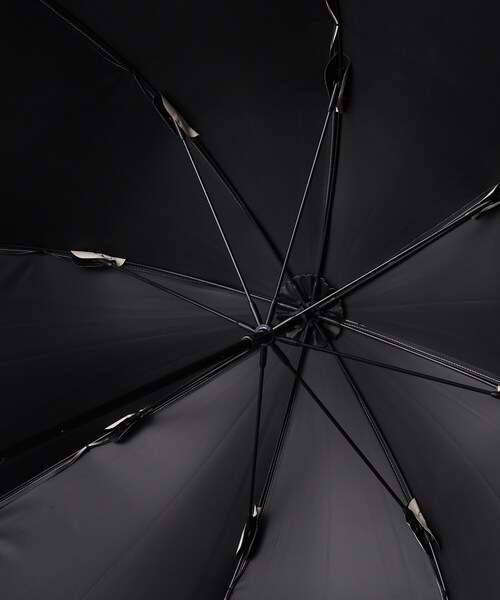 UNTITLED(アンタイトル)の「【遮熱・長傘】becauseパイピングラージ(長傘・レディース・ブラック/ベージュ・99)」の5枚目の写真