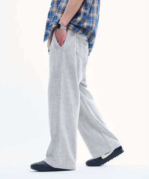 THE BOLDMAN（ザ ボールドマン）の「Reverse Sweat Pants / リバーススウェットパンツ（スウェットパンツ・メンズ・ネイビー/グレー/オフホワイト・LARGE/MEDIUM）」の16枚目の写真