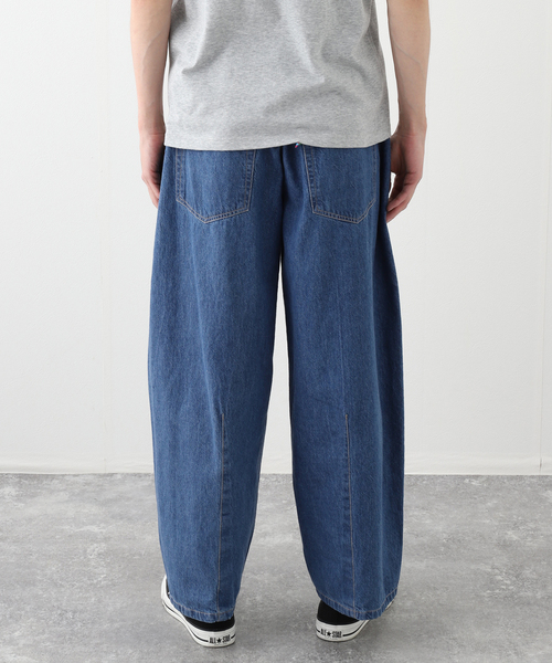 DENIM 5PK BALLOON PANTS02 | is-ness online shop | イズネス