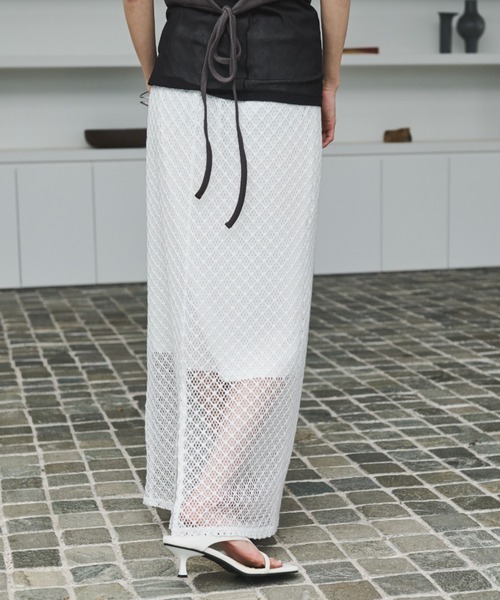 MARK&LONA メッシュスカート サイズ38 MARK&LONA メッシュスカート サイズ38 スカート | MARK & LONA