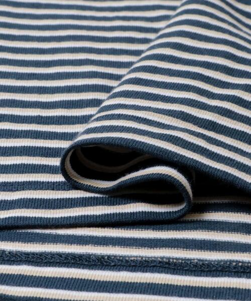 Champion(チャンピオン)の「『別注』Champion×UR USA Fit BORDER T-shirts(Tシャツ/カットソー・メンズ・ネイビー/ナチュラル・MEDIUM/LARGE/X-LARGE)」の7枚目の写真