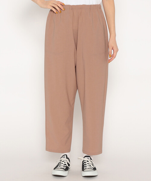 DANTON（ダントン）の「WOMEN'S WOOL LIKE STRETCH POLYESTER EASY PANTS（その他パンツ・レディース・グレー/グリーン系その他/ネイビー/ピンク・38/36）」の4枚目の写真