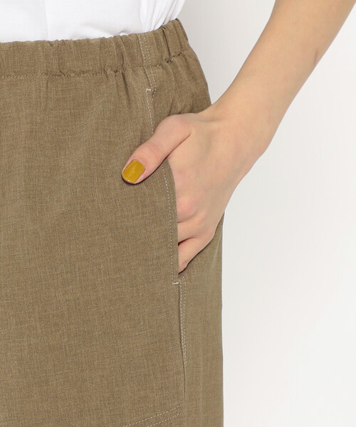 DANTON（ダントン）の「WOMEN'S WOOL LIKE STRETCH POLYESTER EASY PANTS（その他パンツ・レディース・グレー/グリーン系その他/ネイビー/ピンク・38/36）」の11枚目の写真