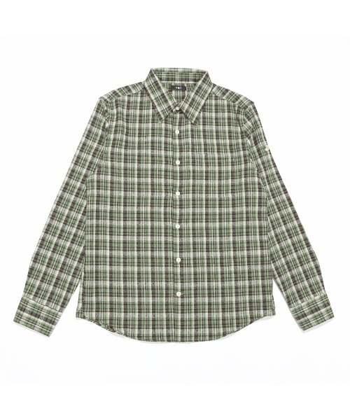 TMT（ティーエムティー）の「COUNTRY CHECK SOFT LONG SLEEVE SHIRT（シャツ/ブラウス・メンズ・グリーン/ベージュ/ブルー・MEDIUM/LARGE/X-LARGE）」の3枚目の写真
