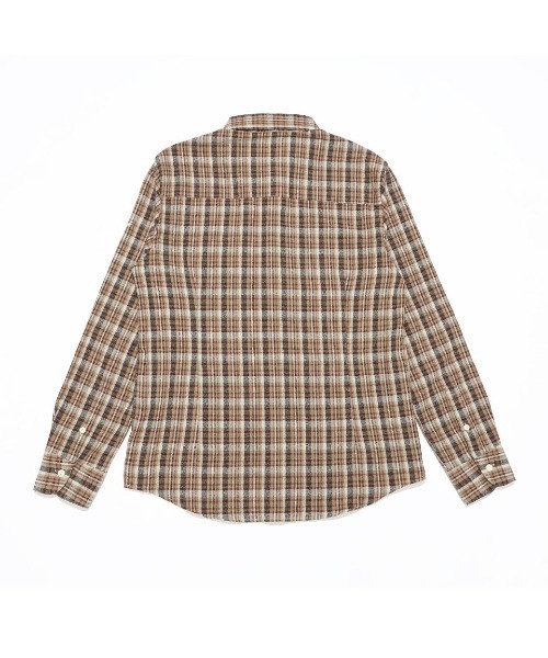 TMT（ティーエムティー）の「COUNTRY CHECK SOFT LONG SLEEVE SHIRT（シャツ/ブラウス・メンズ・グリーン/ベージュ/ブルー・MEDIUM/LARGE/X-LARGE）」の4枚目の写真