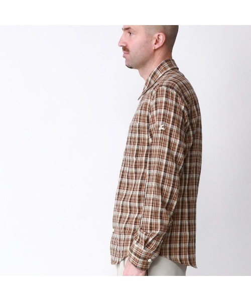 TMT（ティーエムティー）の「COUNTRY CHECK SOFT LONG SLEEVE SHIRT（シャツ/ブラウス・メンズ・グリーン/ベージュ/ブルー・MEDIUM/LARGE/X-LARGE）」の6枚目の写真