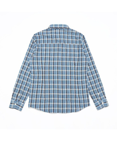 TMT（ティーエムティー）の「COUNTRY CHECK SOFT LONG SLEEVE SHIRT（シャツ/ブラウス・メンズ・グリーン/ベージュ/ブルー・MEDIUM/LARGE/X-LARGE）」の10枚目の写真