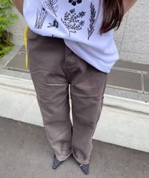 チェックワイドレッグパンツ（その他パンツ）｜Vipoa（ヴィポア）の