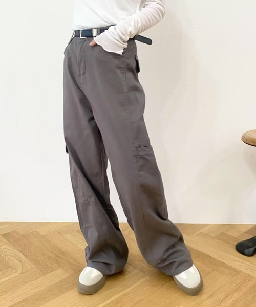 mebole（メボレ）の「ゆったりカジュアルワイドレックデニム（デニムパンツ・レディース・グレー・LARGE/MEDIUM）」の16枚目の写真