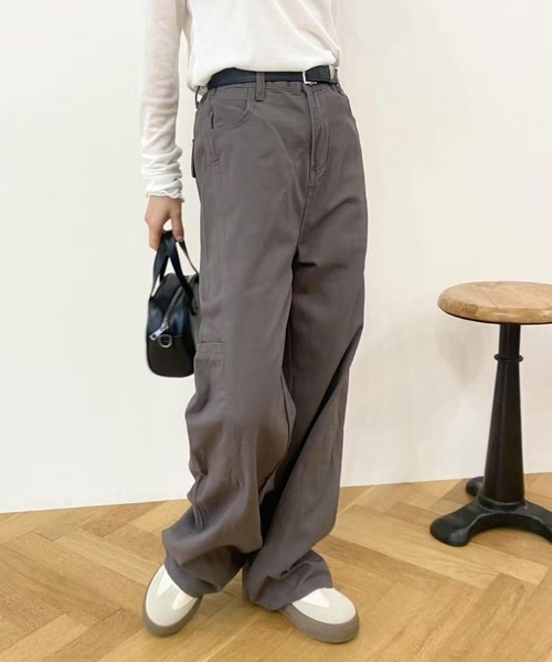 mebole（メボレ）の「ゆったりカジュアルワイドレックデニム（デニムパンツ・レディース・グレー・LARGE/MEDIUM）」の19枚目の写真