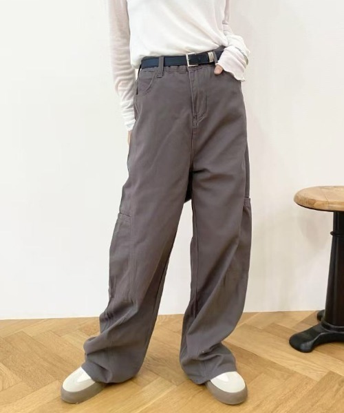 mebole（メボレ）の「ゆったりカジュアルワイドレックデニム（デニムパンツ・レディース・グレー・LARGE/MEDIUM）」の20枚目の写真