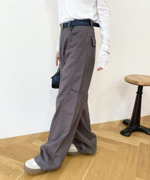 mebole（メボレ）の「ゆったりカジュアルワイドレックデニム（デニムパンツ・レディース・グレー・LARGE/MEDIUM）」の22枚目の写真