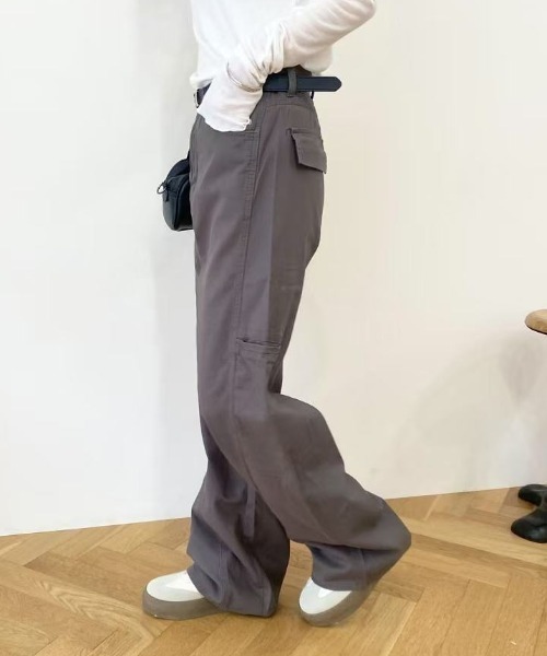 mebole（メボレ）の「ゆったりカジュアルワイドレックデニム（デニムパンツ・レディース・グレー・LARGE/MEDIUM）」の21枚目の写真