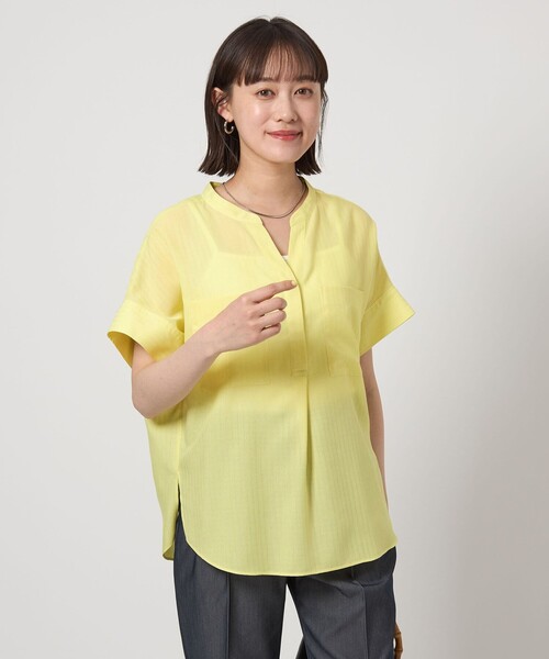 eriutsugi ベルトップ　半袖カットソー グリーン eriutsugi ベルトップ 半袖カットソー グリーン