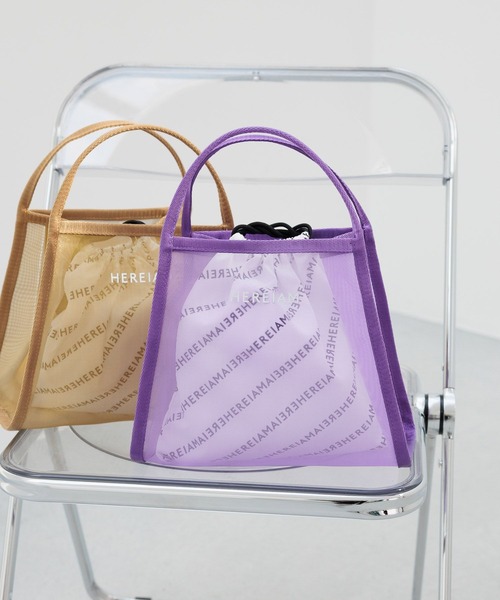 HEREIAM(ヘレイアム)の「【HEREIAM】ミラロゴライナーミニBAG(ハンドバッグ・レディース・ゴールド/シルバー/レッド/バイオレット/ブラック・FREE)」の3枚目の写真