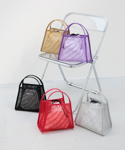 HEREIAM(ヘレイアム)の「【HEREIAM】ミラロゴライナーミニBAG(ハンドバッグ・レディース・ゴールド/シルバー/レッド/バイオレット/ブラック・FREE)」の6枚目の写真