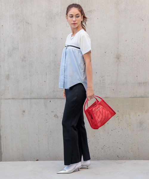 HEREIAM(ヘレイアム)の「【HEREIAM】ミラロゴライナーミニBAG(ハンドバッグ・レディース・ゴールド/シルバー/レッド/バイオレット/ブラック・FREE)」の9枚目の写真