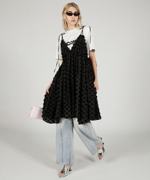 PRANK PROJECT（プランクプロジェクト）の「パワーショルダーロゴTEE / Power Shoulder Logo Tee（Tシャツ/カットソー・レディース・ホワイト/ライトグレー/ブラック・FREE）」の17枚目の写真