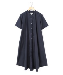 MidiUmi ハーフスリーブAラインシャツワンピース