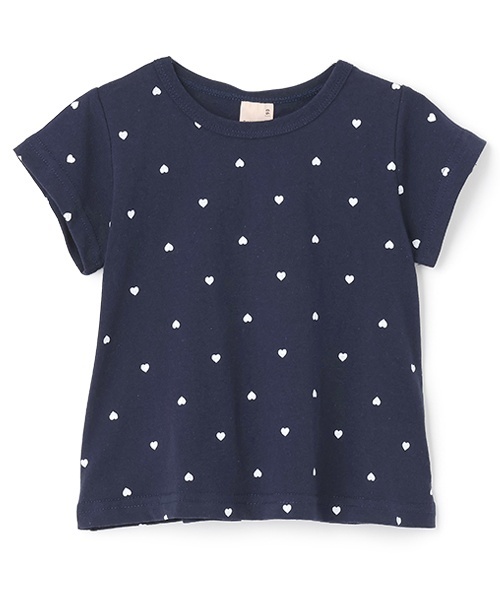 petit main(プティマイン)の「【プティプラ】GIRLS半袖T(Tシャツ/カットソー・キッズ・レッド/ライトピンク/オフホワイト/ライトブルー/エメラルド/マルチ/ライトベージュ/ネイビー/イエロー/ラベンダー・130cm/100cm/80cm/90cm/110cm/120cm)」の5枚目の写真