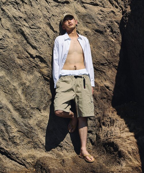 Gramicci（グラミチ）の「Gramicci / グラミチ 別注 アーカイブ カーゴ ショーツ（カーゴパンツ・メンズ・ブラック系その他/ピンク/ブラウン/ベージュ・X-LARGE/MEDIUM/LARGE）」の5枚目の写真