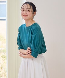 パフスリーブカットソー
