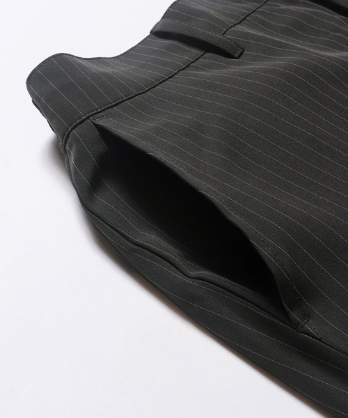 coca（coca）（コカ）の「3Dストレッチスラックス（スラックス・メンズ・ブラック/ストライプ・M/L/XL）」の15枚目の写真