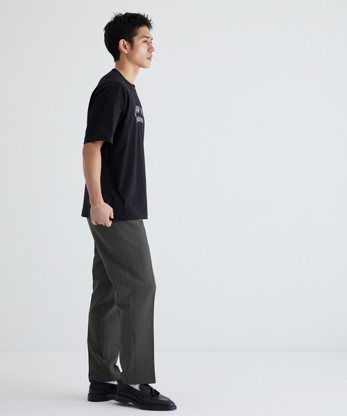 coca（coca）（コカ）の「3Dストレッチスラックス（スラックス・メンズ・ブラック/ストライプ・M/L/XL）」の7枚目の写真