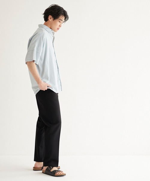 coca（coca）（コカ）の「3Dストレッチスラックス（スラックス・メンズ・ブラック/ストライプ・M/L/XL）」の12枚目の写真