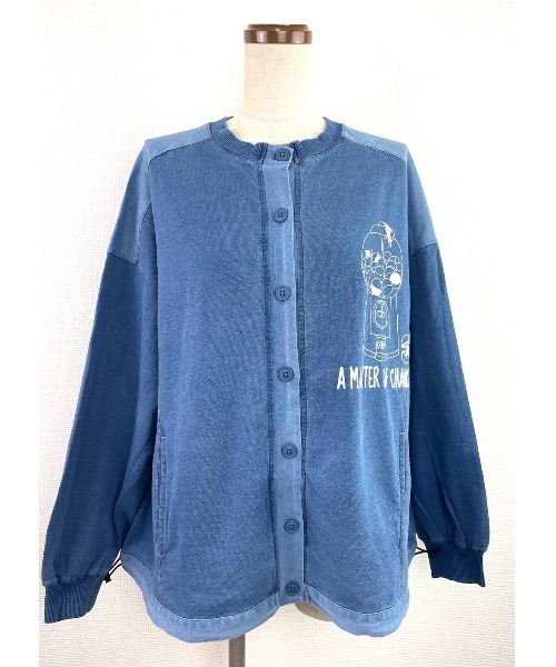 Rydia（リディア）の「インディゴカーディガン（カーディガン/ボレロ・レディース・ブルー/ネイビー・M）」の2枚目の写真