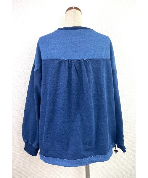 Rydia（リディア）の「インディゴカーディガン（カーディガン/ボレロ・レディース・ブルー/ネイビー・M）」の5枚目の写真