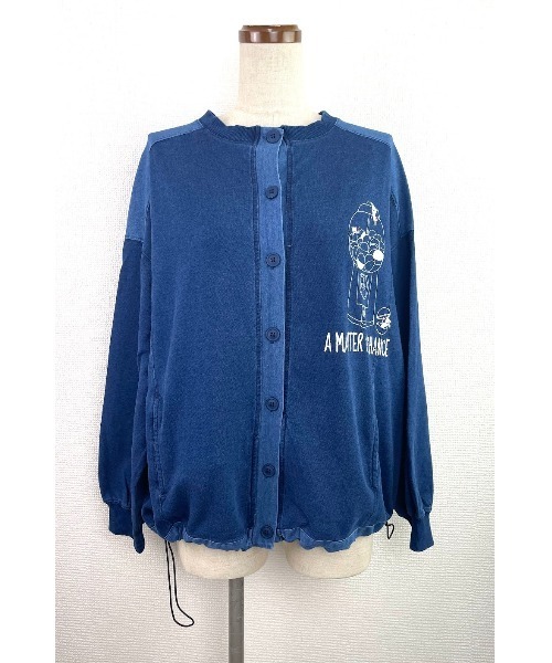 Rydia（リディア）の「インディゴカーディガン（カーディガン/ボレロ・レディース・ブルー/ネイビー・M）」の3枚目の写真