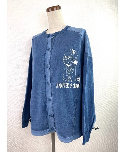 Rydia（リディア）の「インディゴカーディガン（カーディガン/ボレロ・レディース・ブルー/ネイビー・M）」の9枚目の写真