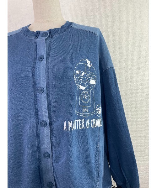 Rydia（リディア）の「インディゴカーディガン（カーディガン/ボレロ・レディース・ブルー/ネイビー・M）」の11枚目の写真