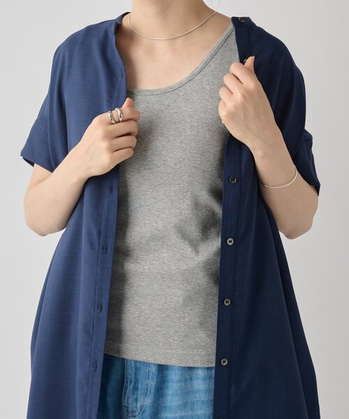 LIVETART（リヴェタート）の「カップツキタンクトップ（タンクトップ・レディース・ブラック/グレー/ホワイト・FREE）」の3枚目の写真