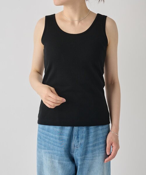 LIVETART（リヴェタート）の「カップツキタンクトップ（タンクトップ・レディース・ブラック/グレー/ホワイト・FREE）」の6枚目の写真