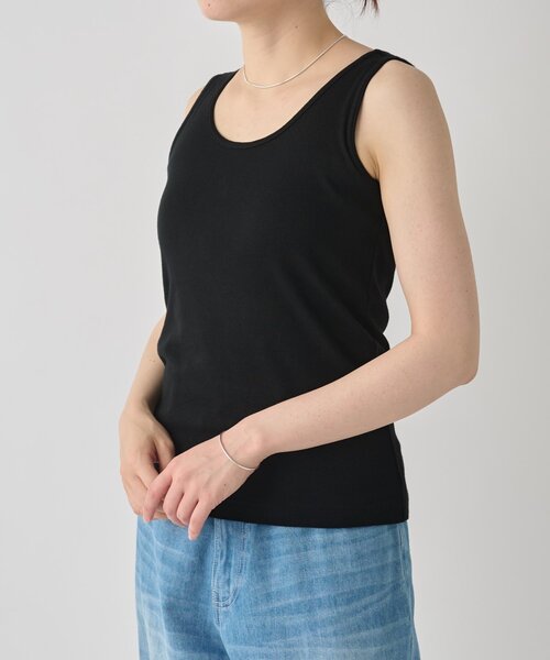 LIVETART（リヴェタート）の「カップツキタンクトップ（タンクトップ・レディース・ブラック/グレー/ホワイト・FREE）」の7枚目の写真