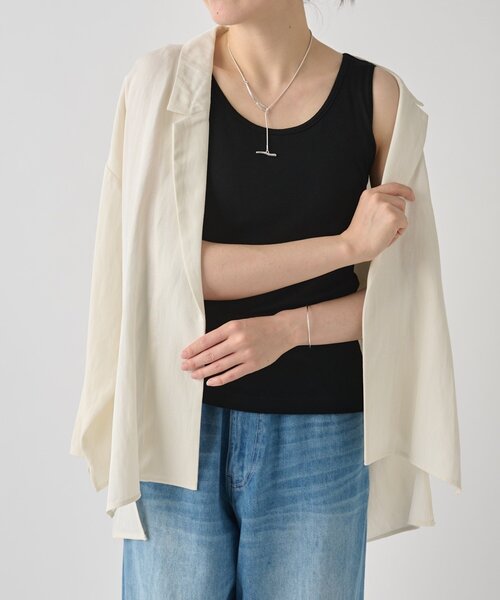 LIVETART（リヴェタート）の「カップツキタンクトップ（タンクトップ・レディース・ブラック/グレー/ホワイト・FREE）」の10枚目の写真