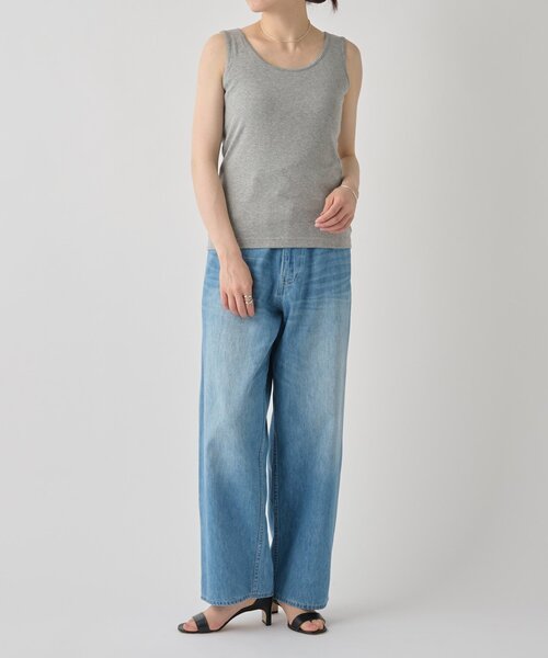 LIVETART（リヴェタート）の「カップツキタンクトップ（タンクトップ・レディース・ブラック/グレー/ホワイト・FREE）」の16枚目の写真