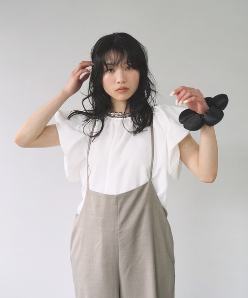 O'fmus（オフムス）の「【O'fmus】フリルスリーブブラウス ofmw25s015（シャツ/ブラウス・レディース・ホワイト・FREE）」の14枚目の写真