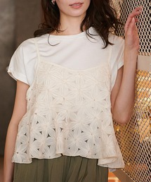 Jines | チュールフラワーキャミ(シャツ/ブラウス)