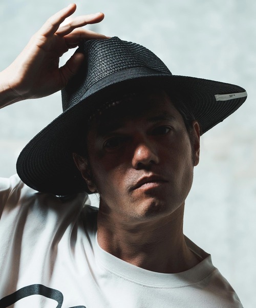 mko12799- Wide brim straw hat ストローハット
