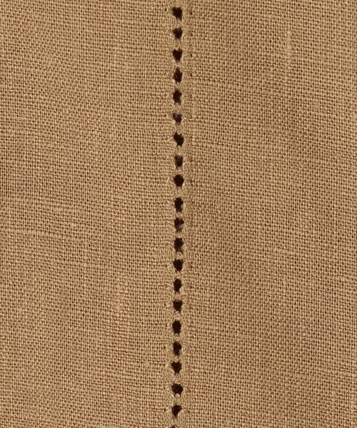 GALERIE VIE（ギャルリー ヴィー）の「フレンチリネン スタンドカラーシャツ（シャツ/ブラウス・レディース・ホワイト/グレー/ダークブルー/キャメル/ブラック/ネイビー・FREE）」の14枚目の写真