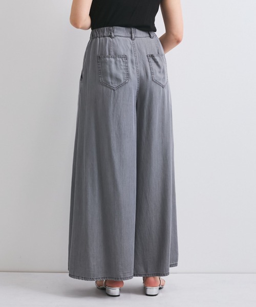 QUEENS COURT(クイーンズコート)の「バイオシルクタックワイドパンツ≪洗濯機で洗える≫(その他パンツ・レディース・ライトグレー/ブルー/ネイビー・M)」の12枚目の写真