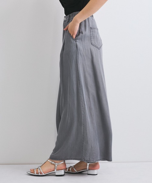 QUEENS COURT(クイーンズコート)の「バイオシルクタックワイドパンツ≪洗濯機で洗える≫(その他パンツ・レディース・ライトグレー/ブルー/ネイビー・M)」の13枚目の写真