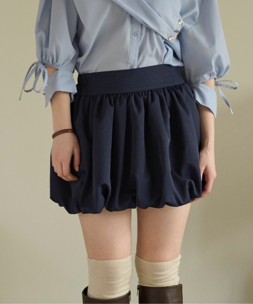 gomme】ギャザーバルーンスカート gomme】ゴム 公式オンラインショップ