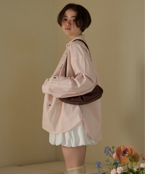 loin nuit(ロワンニュイ)の「gather balloon skirt / ギャザーバルーンスカート(スカート・レディース・ホワイト/ネイビー・FREE)」の16枚目の写真